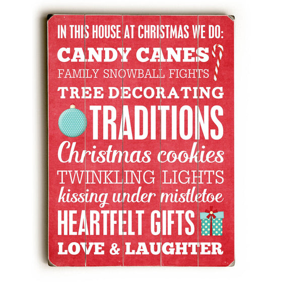In This House Christmas Wood Sign - Christmas Decor - Premier Home & Gifts