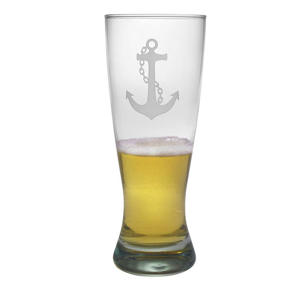 bass hand painted wine glass Crabby before Vino main image 1