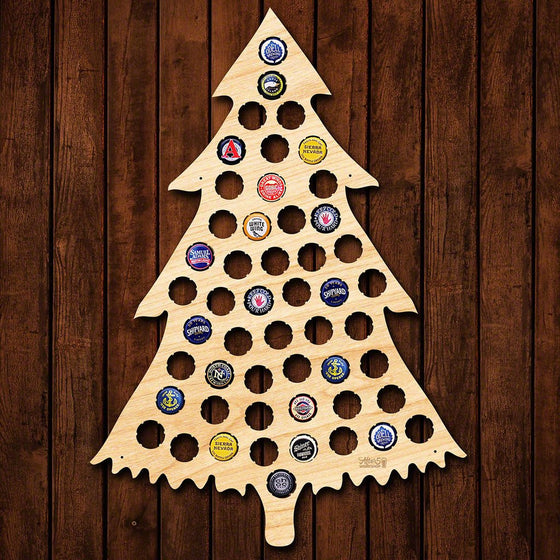 Christmas Tree Beer Cap Sign - Premier Home & Gifts
