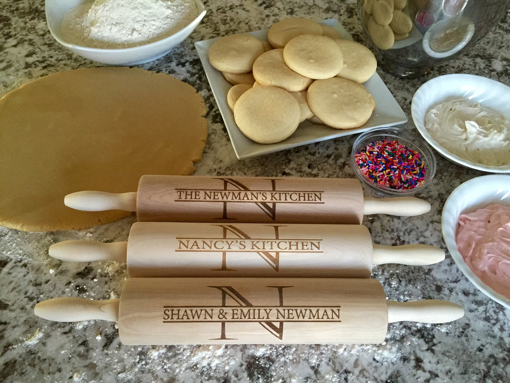Family Initial Rolling Pin