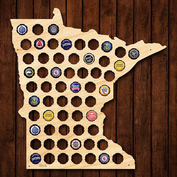 Minnesota Beer Cap Sign - Premier Home & Gifts
