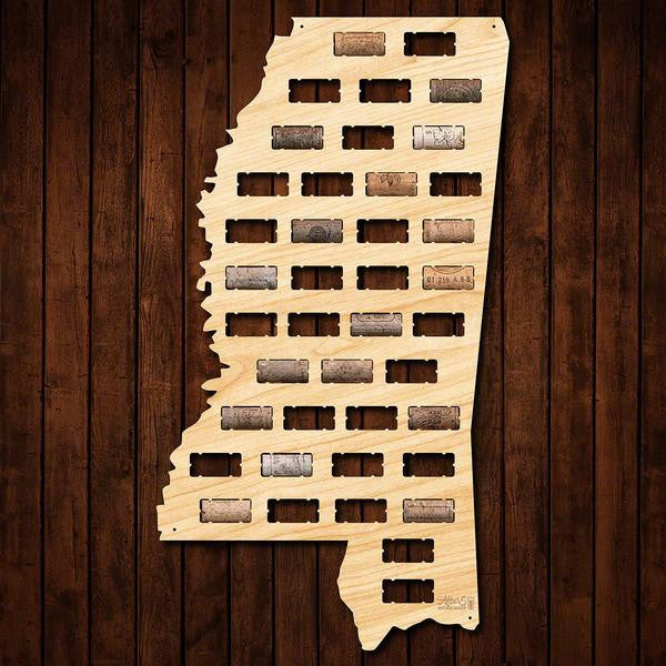 Mississippi Wine Cork Sign - Premier Home & Gifts