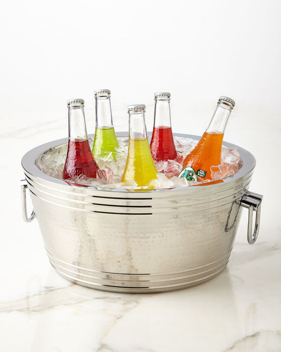 Leighton Hammered Beverage Tub - Entertaining Gifts - Premier Home & Gifts
