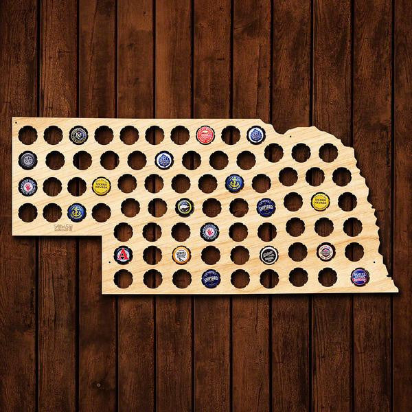 Nebraska Beer Cap Sign - Premier Home & Gifts