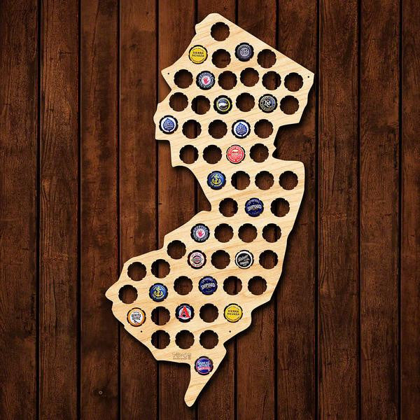 New Jersey Beer Cap Sign - Premier Home & Gifts
