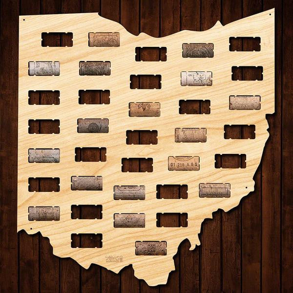 Ohio Wine Cork Sign - Premier Home & Gifts