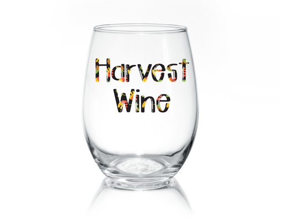 Harvest Wine Stemless Glass