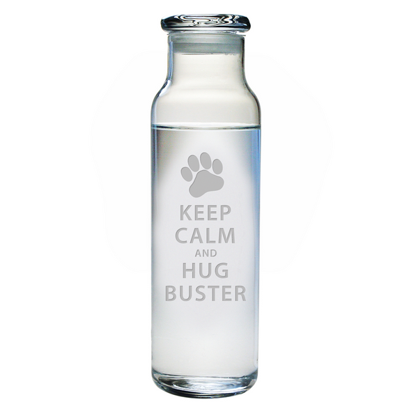Keep Calm and Hug a Husky sottobicchieri a forma di tazza lucida