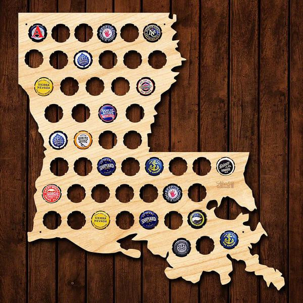 Louisiana Beer Cap Sign - Premier Home & Gifts