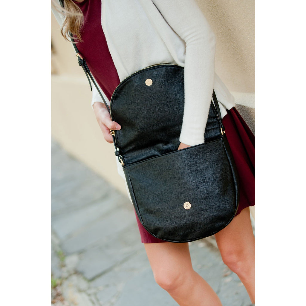 Sienna Tassel Crossbody Bag - Black | Premier Home & Gifts