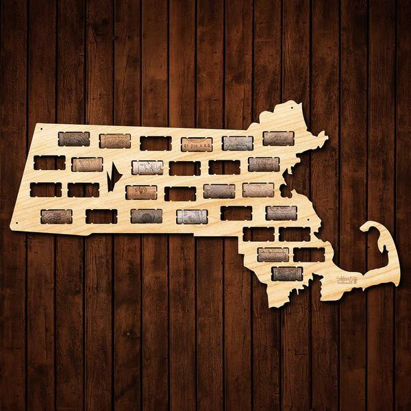 Massachusetts Wine Cork Sign - Premier Home & Gifts