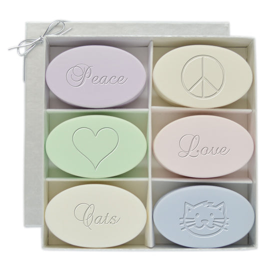 Peace, Love, Cats Soap Gift Set