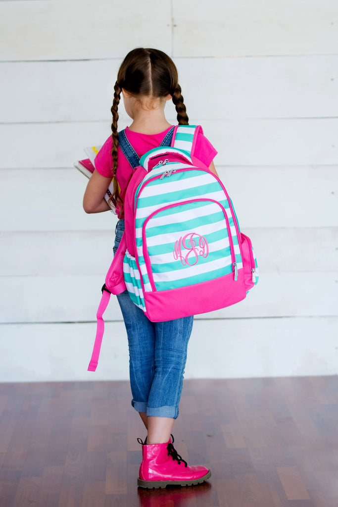 Skylar Stripe Personalized Backpack - Premier Home & Gifts