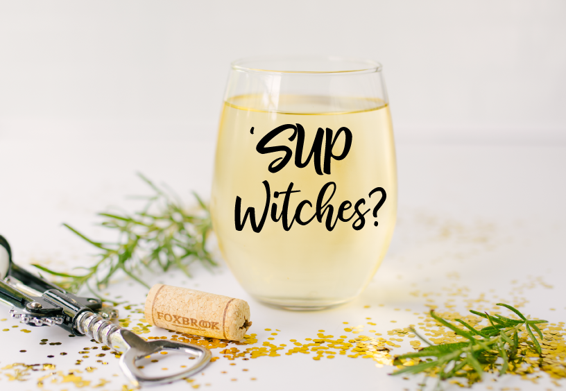 'Sup Witches Stemless Glass