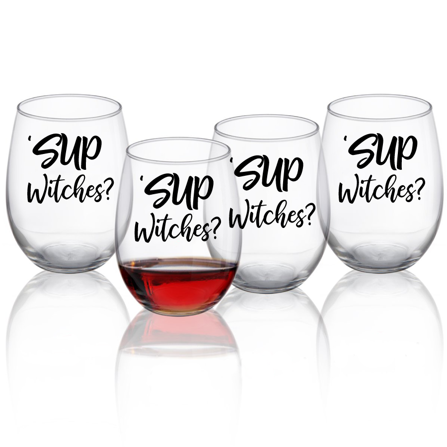 'Sup Witches Stemless Glass