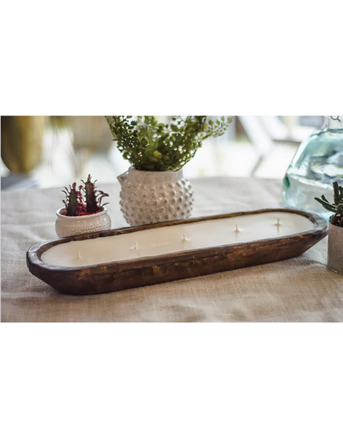 Dragonfly Dough Bowl Candle - Long