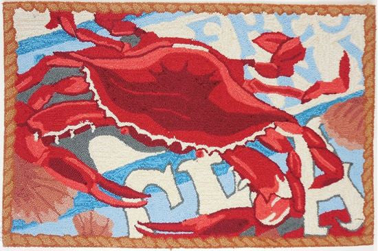 Fresh Catch Crab Accent Rug - Premier Home & Gifts