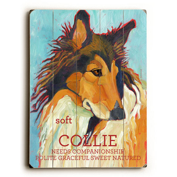 Collie Wood Sign - Premier Home & Gifts