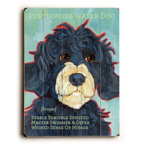 Portuguese Water Dog Wood Sign - Premier Home & Gifts