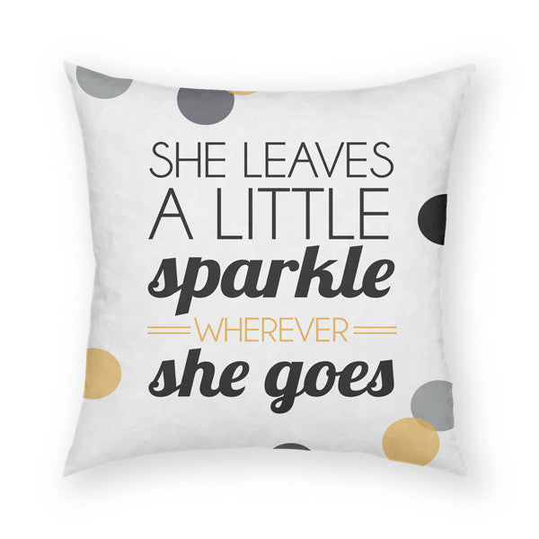 Sparkle Throw Pillow