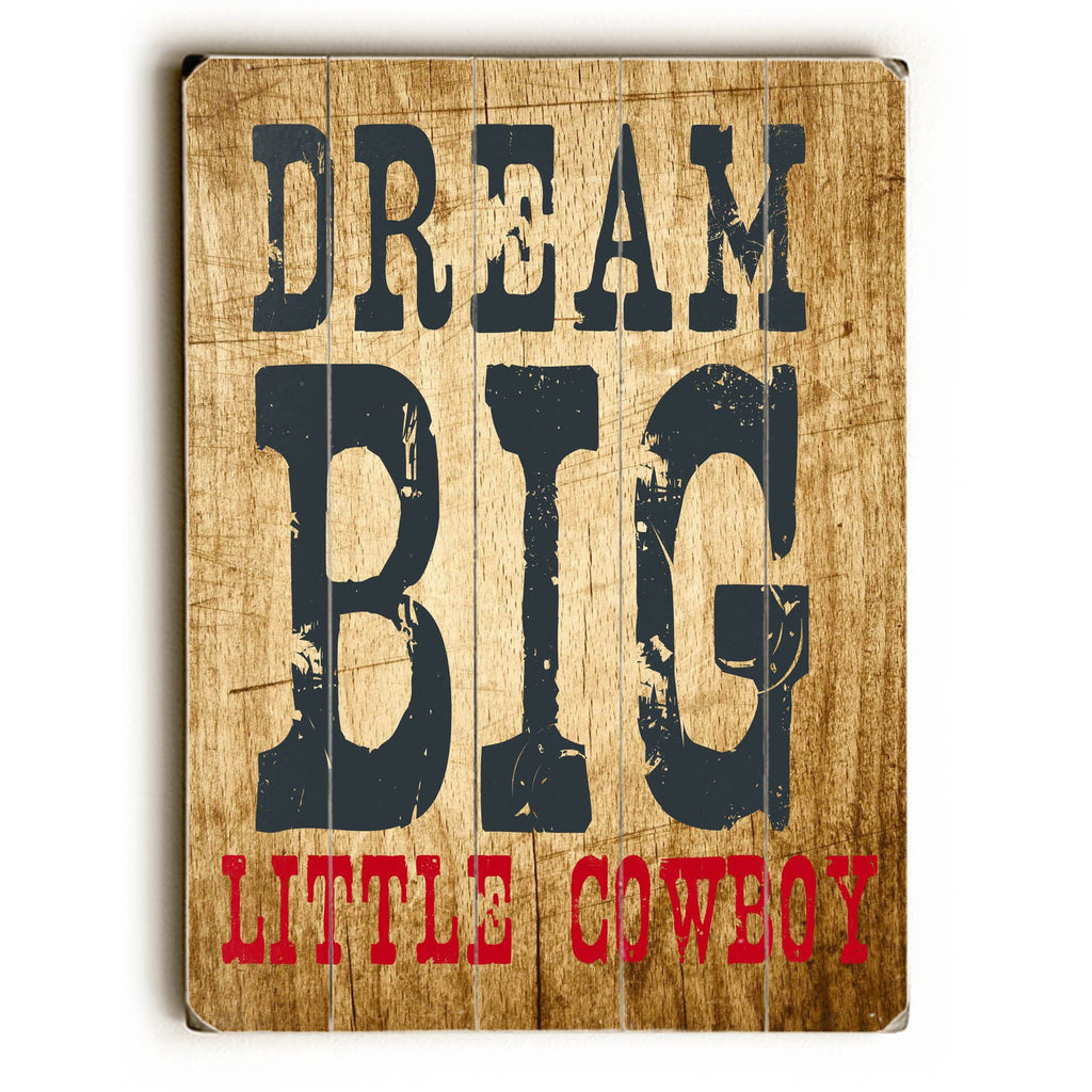Little Cowboy Wood Sign - Wall Art - Premier Home & Gifts