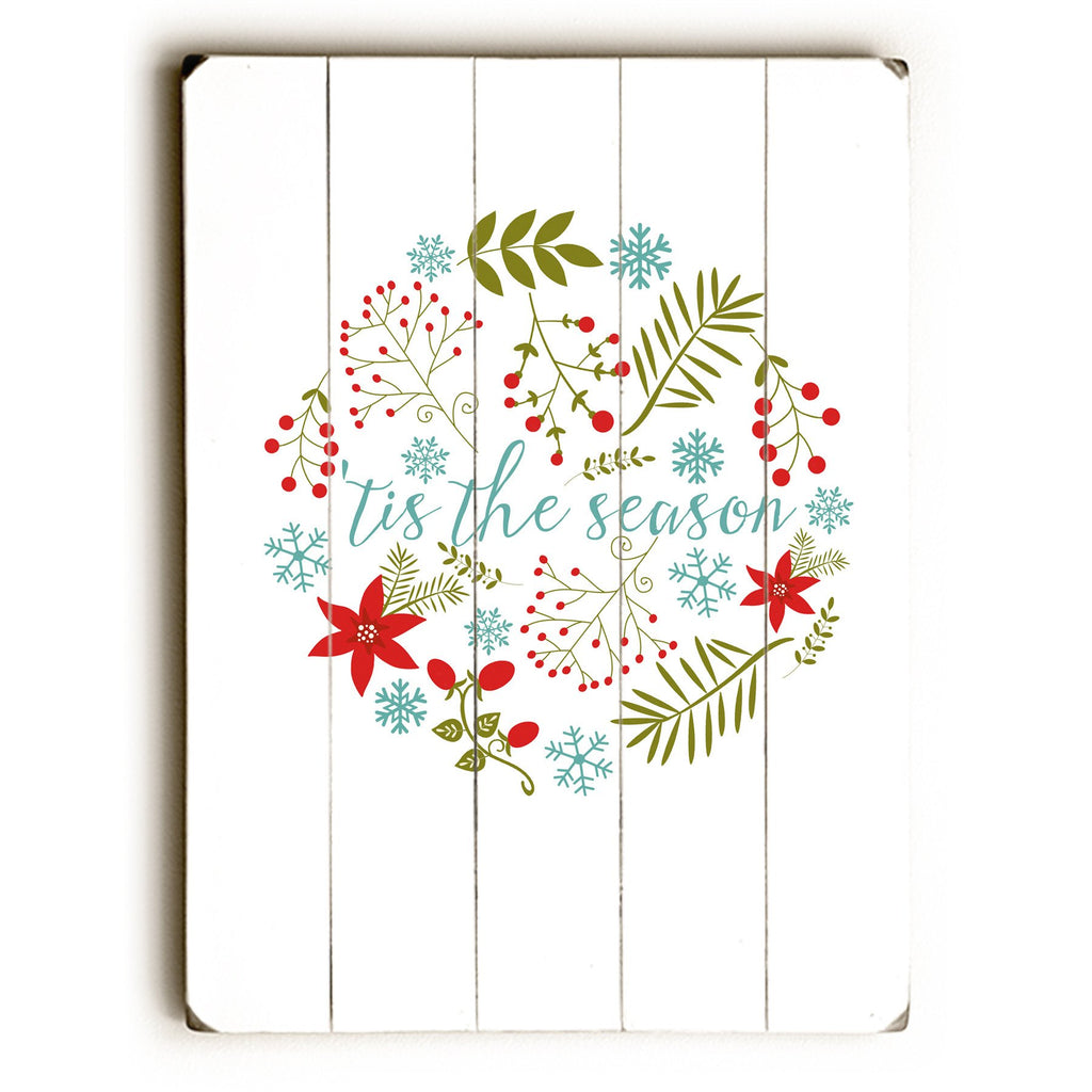 Tis the Season Wood Sign - Christmas Decor - Premier Home & Gifts