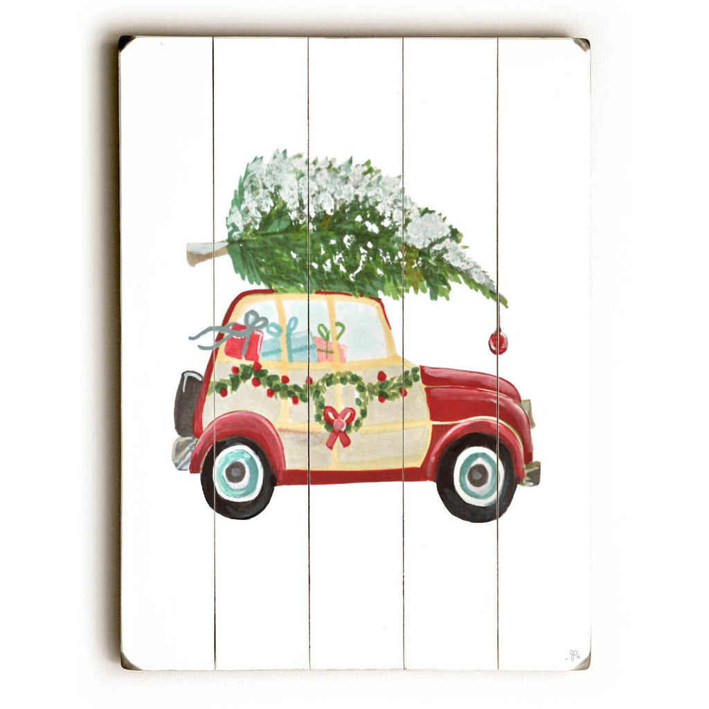 Christmas Car Wood Sign - Christmas Decor - Premier Home & Gifts