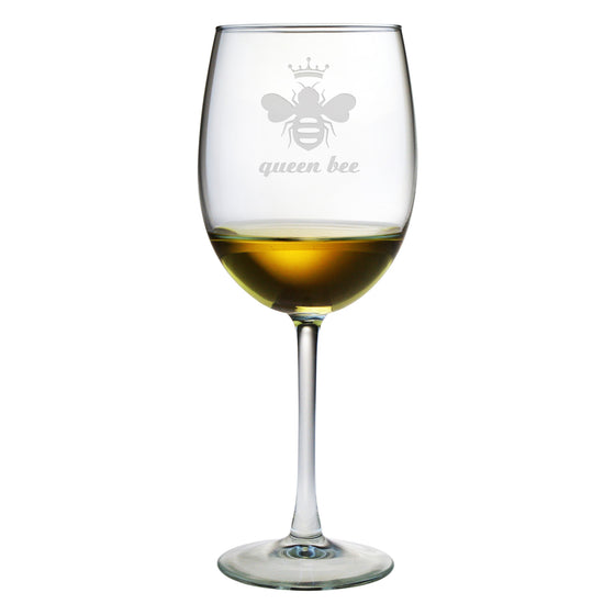 Queen Bee Design ~ Wine Glasses