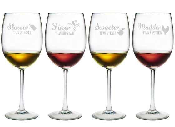 Southern Similies Wine Glasses