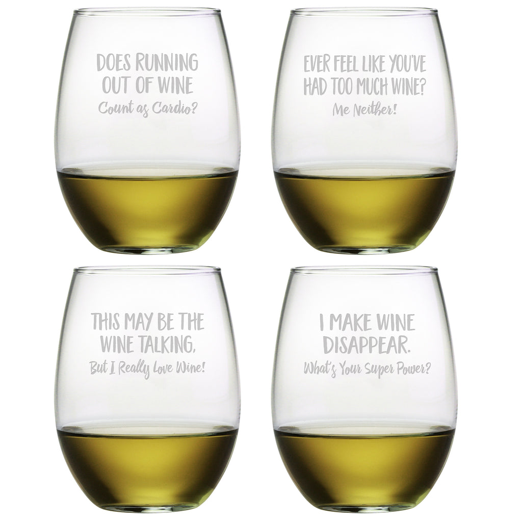 Uncorked Humor Stemless Wine Glasses - Premier Home & Gifts