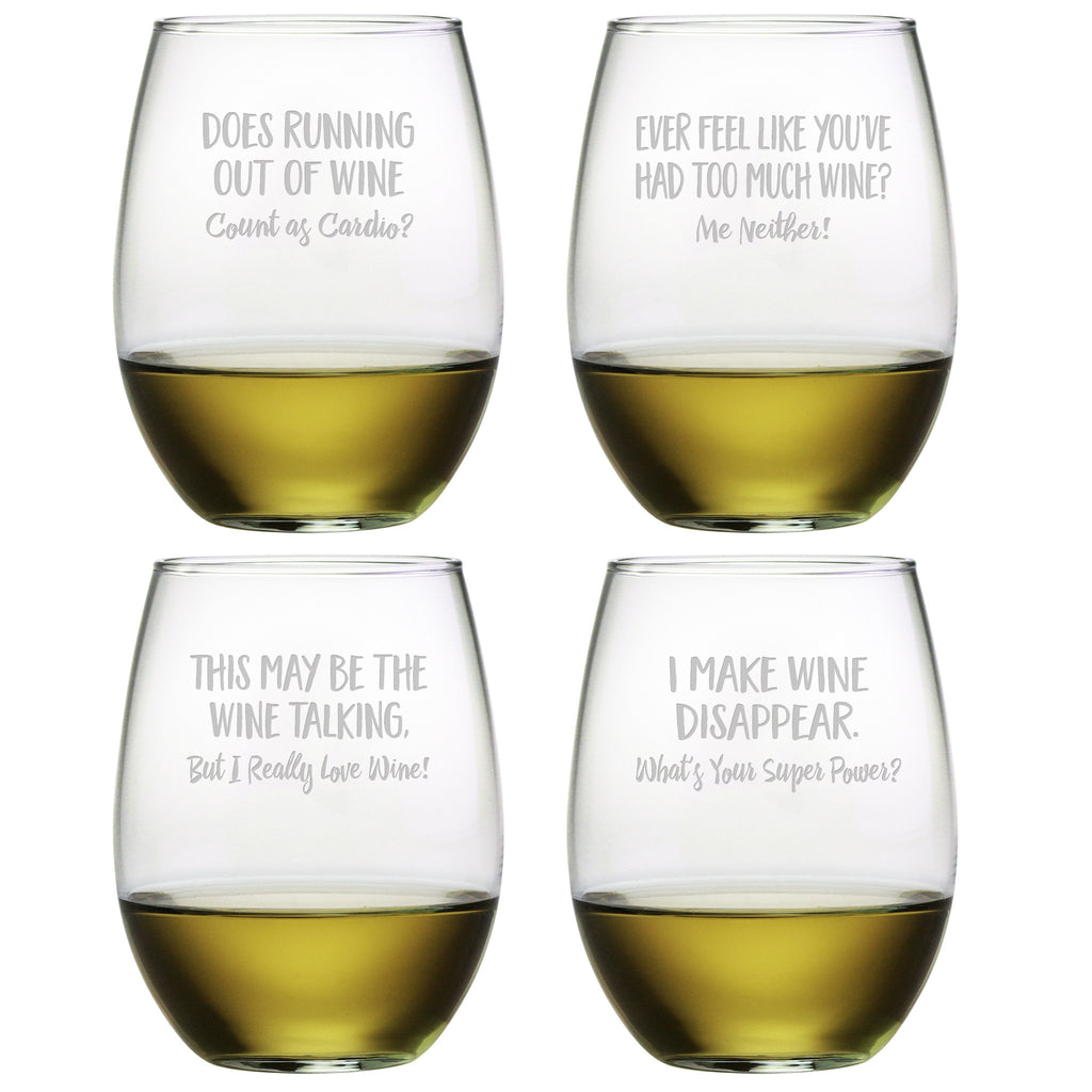 Uncorked Humor Stemless Wine Glasses - Premier Home & Gifts