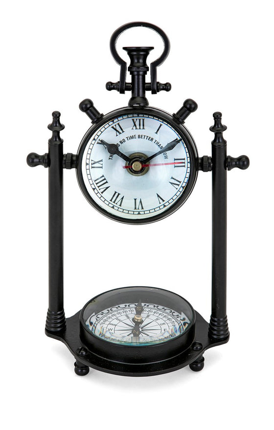 Compass Clock - Premier Home & Gifts