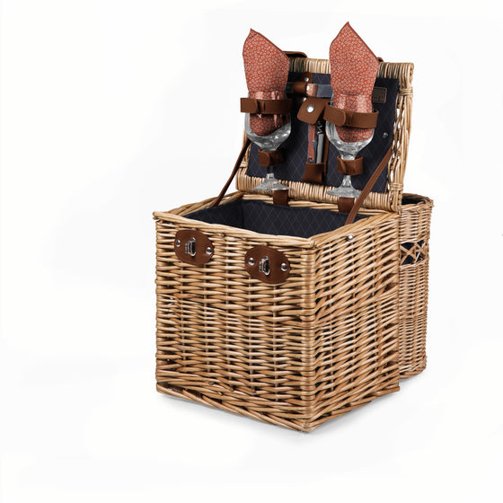 Vino Wine Basket - Navy