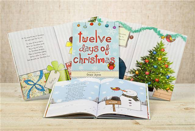 12 Days of Christmas Book - Personalized with Child's Name