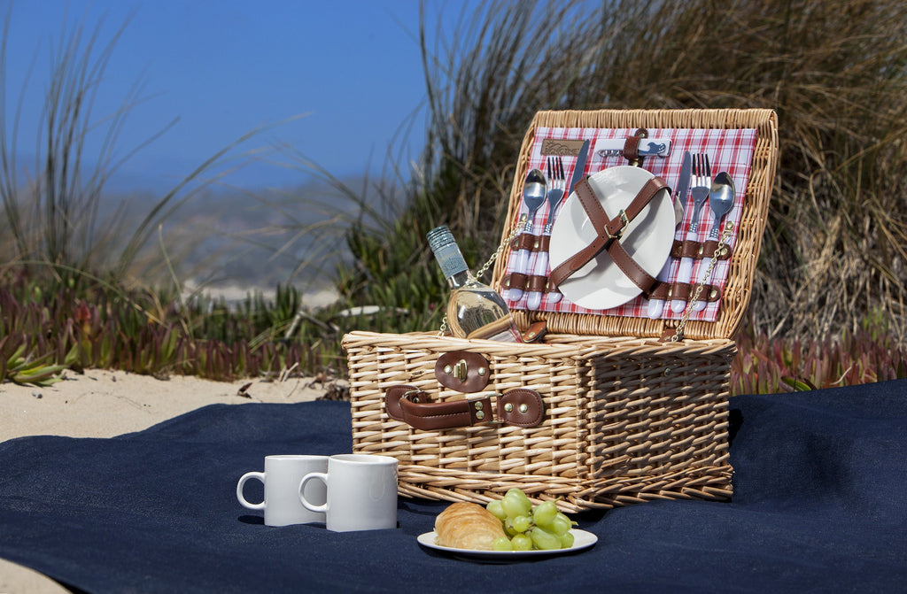 Catalina Picnic Basket - Red and White