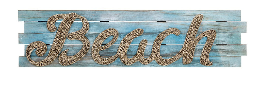 Beach Seagrass Woven Wall Decor - Ocean Wall Art Coastal Art Beach Seagrass Art