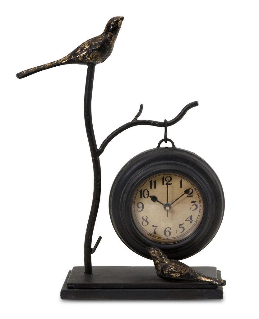 Birds and Branch Hanging Clock - Premier Home & Gifts