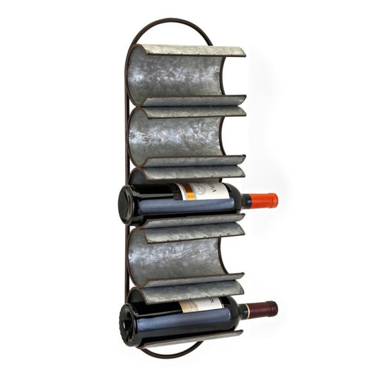 Leighton Galvanized Wine Rack