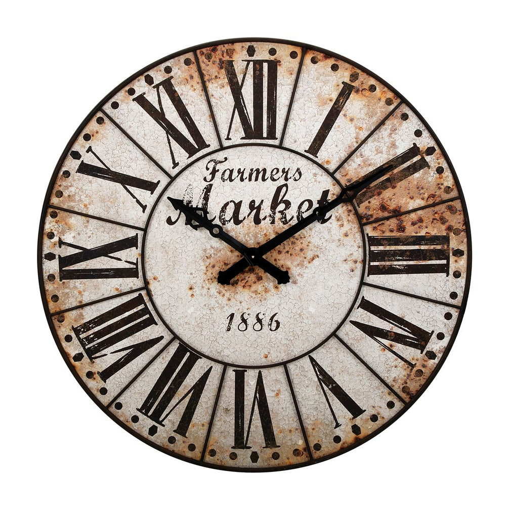 Farmers Market Wall Clock - Premier Home & Gifts