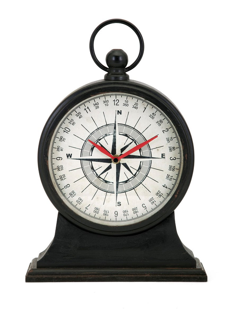 Maritime Compass Clock - Premier Home & Gifts