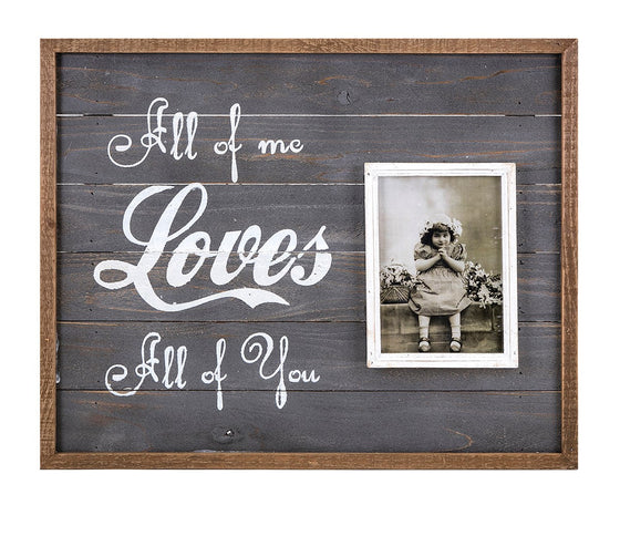 All of Me Wall Picture Frame - Photo Frame Romantic Gifts