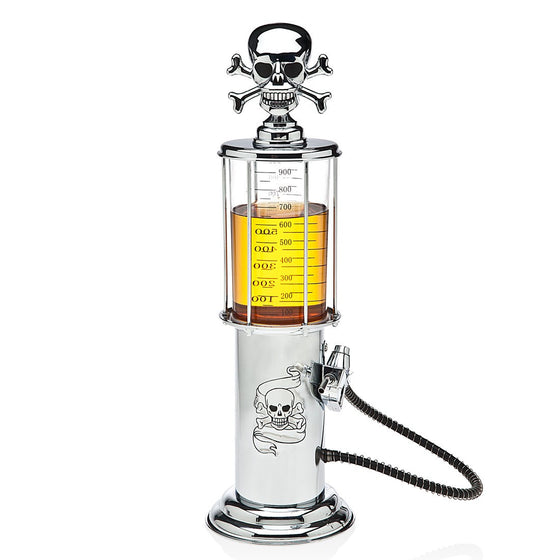 Gas Pump Liquid Dispenser - Skull and Crossbones | Premier Home & Gifts