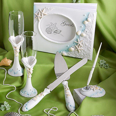 Beach Theme Wedding Reception Set