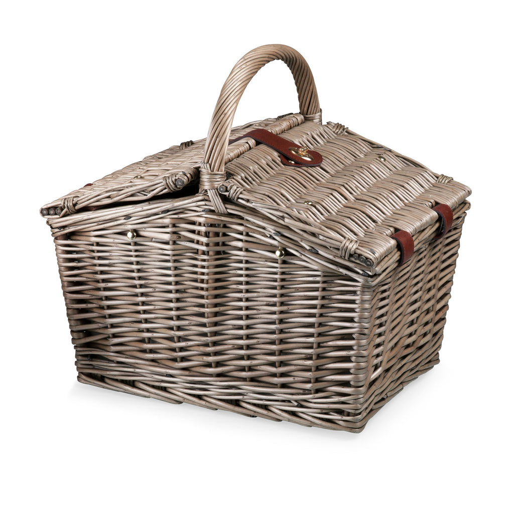 Piccadilly Picnic Basket - Gray and Gold