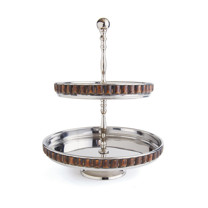 Benham Bamboo Serving Stand - Premier Home & Gifts