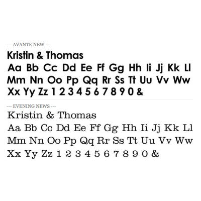 Font Choices
