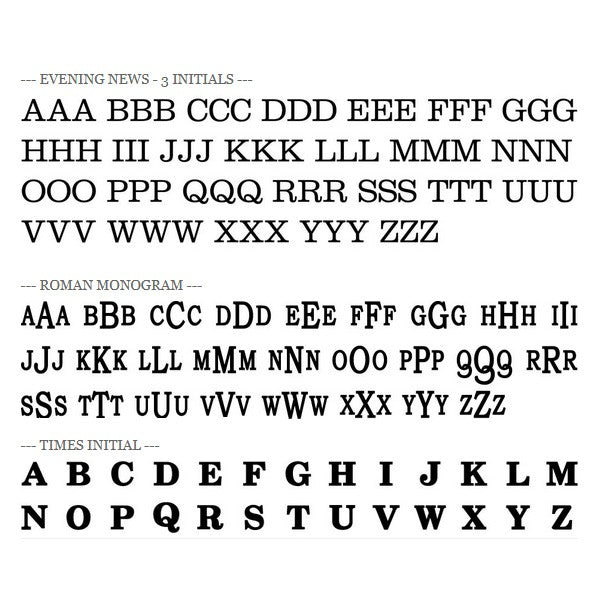 Font Choices