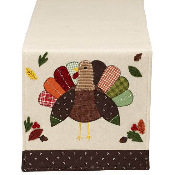 Turkey Embellished Table Runner