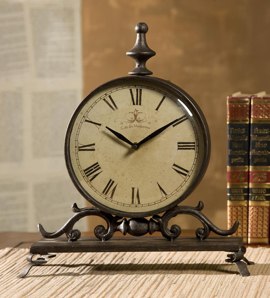 Bistro Cafe Iron Table Clock - Premier Home & Gifts