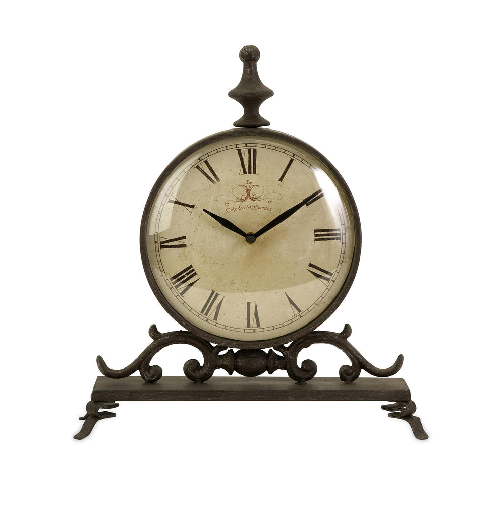 Bistro Cafe Iron Table Clock - Premier Home & Gifts